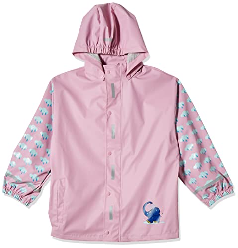 Playshoes Giacca Da Pioggia, Abbigliamento Antipioggia Antivento E Impermeabile Unisex - Bambini E Ragazzi, Rosa Il Topo, 116