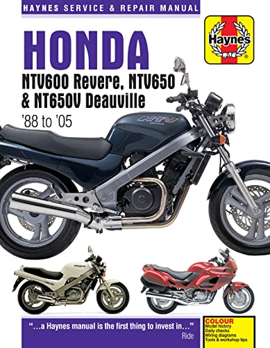 Honda Ntv600 Revere, Ntv650 & Ntv650V Deauville '88 To '05