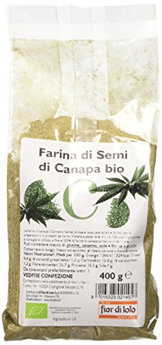 Fior Di Loto Farina Di Semi Di Canapa - 400 Gr