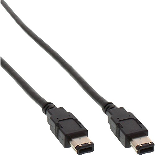 Inline® 34001 Cavo Firewire Nero 1 M