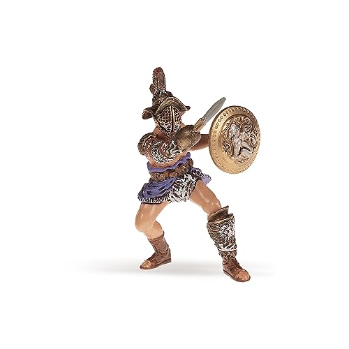 Papo 39803-Gladiatore Statuetta, Colore Marrone-Oro, 39803