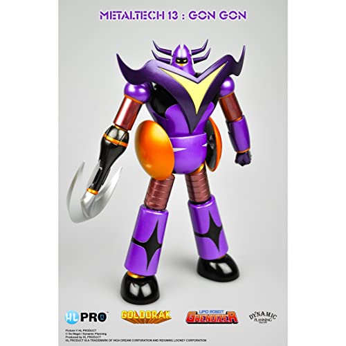 Hl Pro - Figurine Goldorak - Gon Gon Metallic Color Metaltech 17Cm - 4589504962152