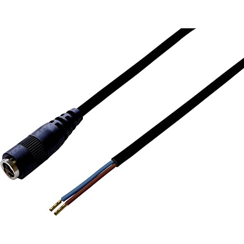 Tru Components Cavo Di Collegamento A Bassa Tensione Tc-2511308 Dc Femmina - Estremità Aperta 5.50 Mm 2.50 Mm 1.00 M 1 Pc(S)