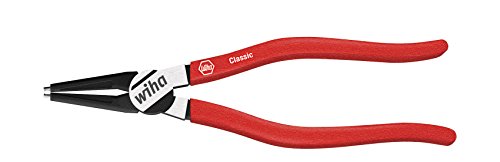 Wiha Alicates De Arandelas De Seguridad Classic Con Magictips® Para Anillos Interiores (Taladros), Con Forma Recta J 2, 180 Mm (34690)