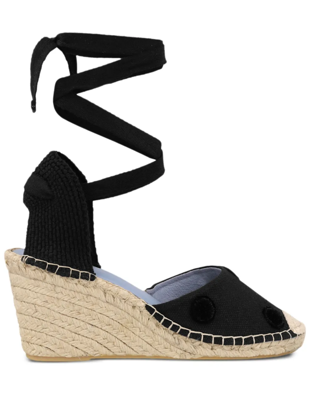 Blue Bird Shoes Anabela espadrilhes - Nero