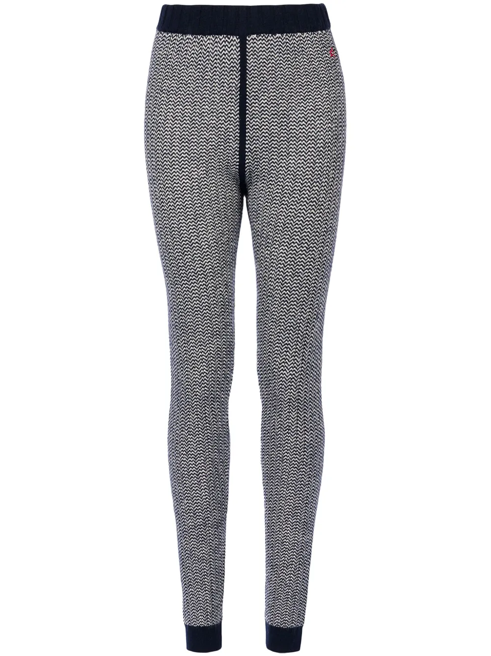 Perfect Moment jazzy intarsia ski leggings - Nero