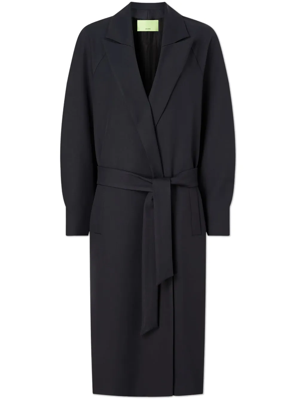 GAUGE81 peak-lapels belted coat - Grigio