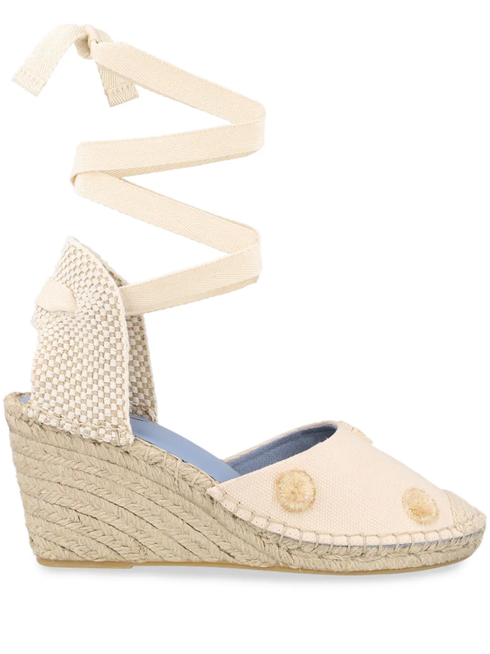 Blue Bird Shoes pompom-embellished espadrilles - Bianco