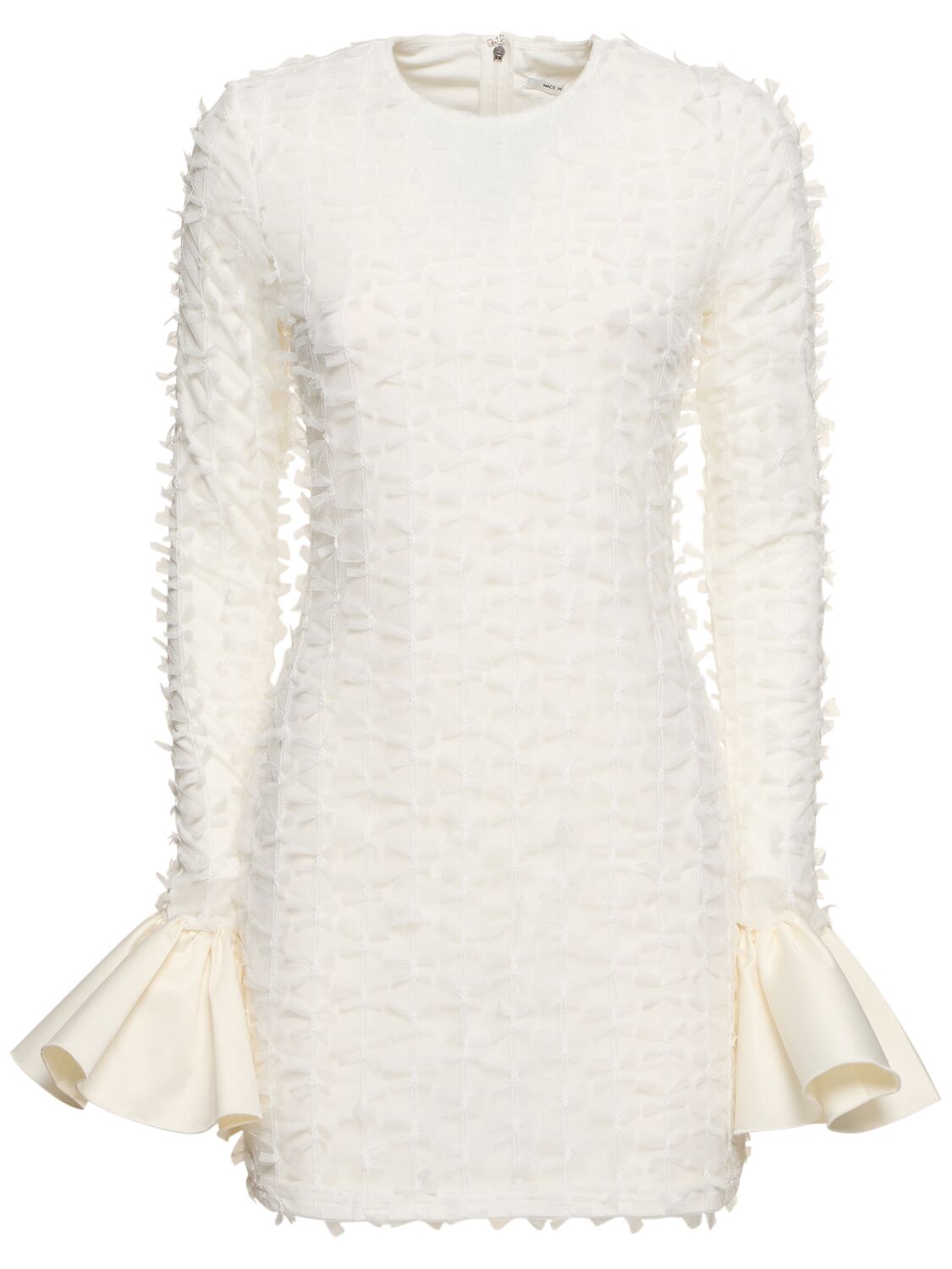 Bow Long Sleeve Mini Dress