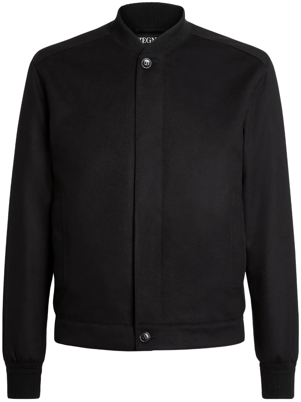 Zegna Elements Oasi cashmere bomber jacket - Nero