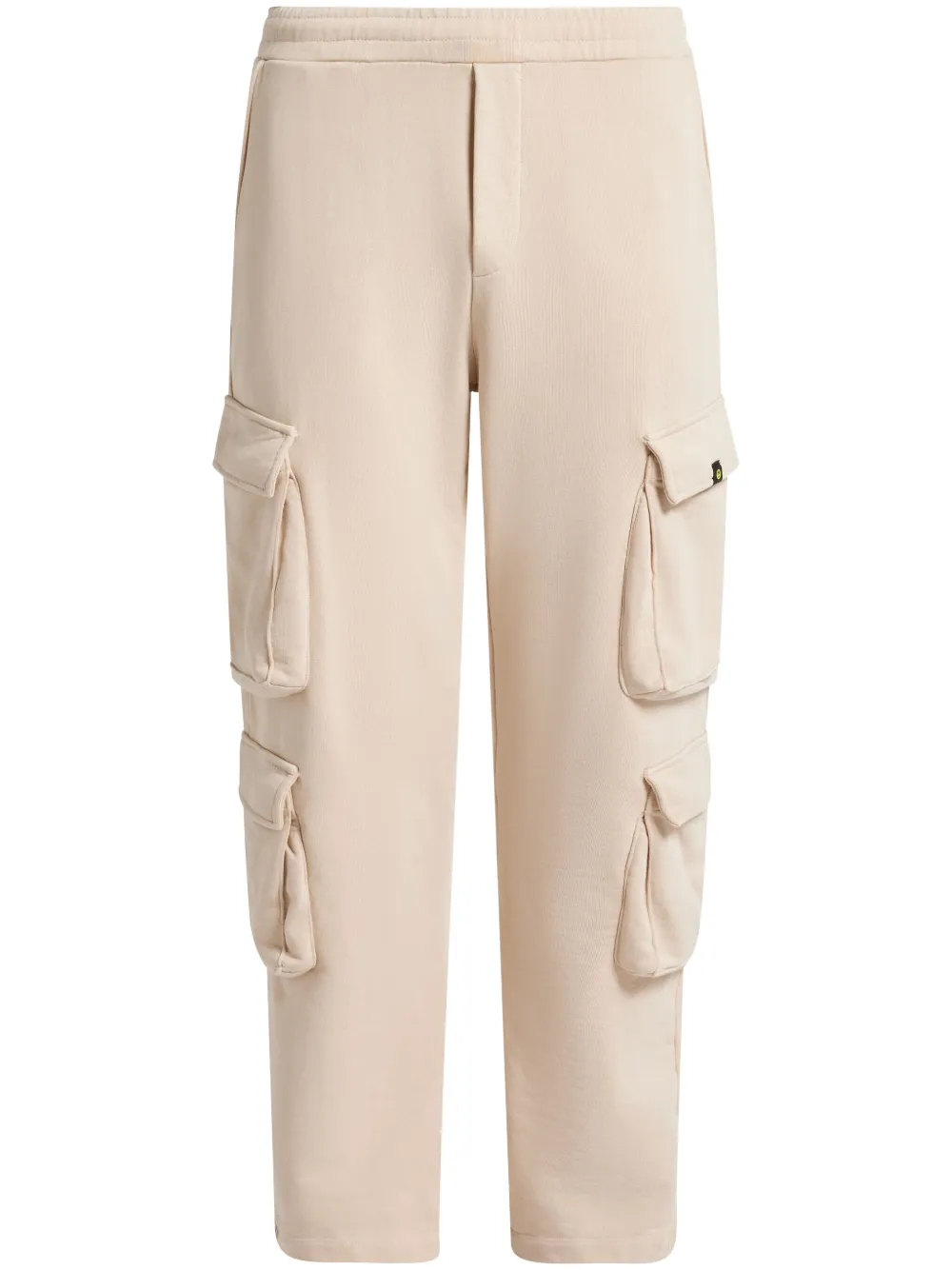 BARROW multi-pocket cotton track pants - Toni neutri