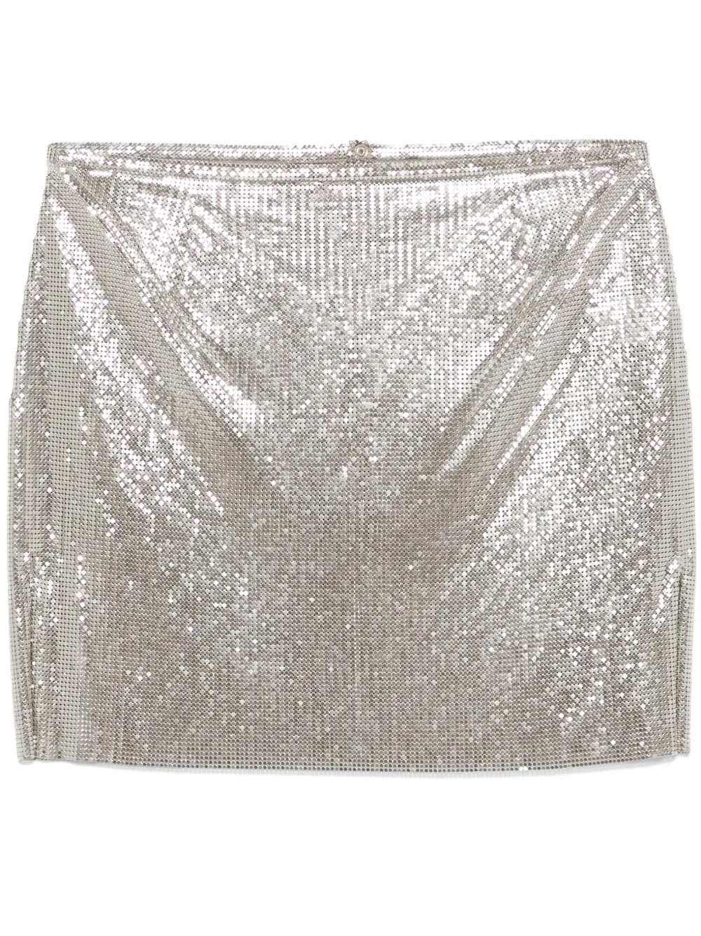 Rabanne chainmail mini skirt - Grigio