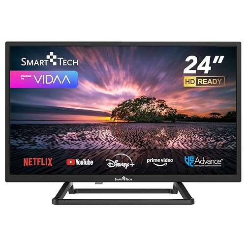 Smart Tv 24 Pollici Hd Ready Dled Quad Core Vidaa Dvbt2/C/S2-24Hv10T3