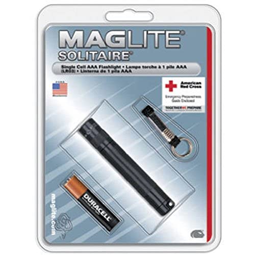 Maglite K3A#016 Solitaire Torcia, Nero