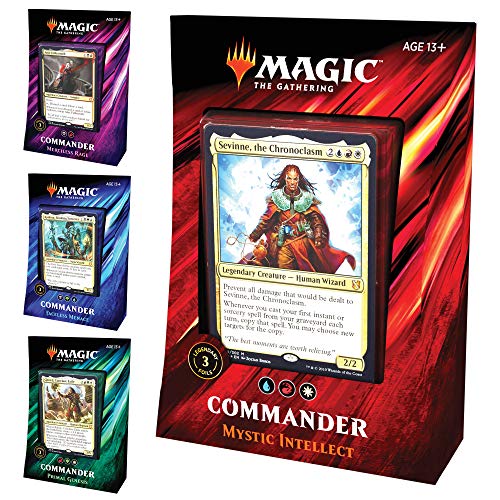 Wizards Of The Coast Mtg - Commander 2019 Deck Display (4 Decks) - English