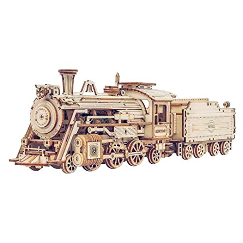 Robotime- Puzzle 3D, Colore Legno, S, Mc501