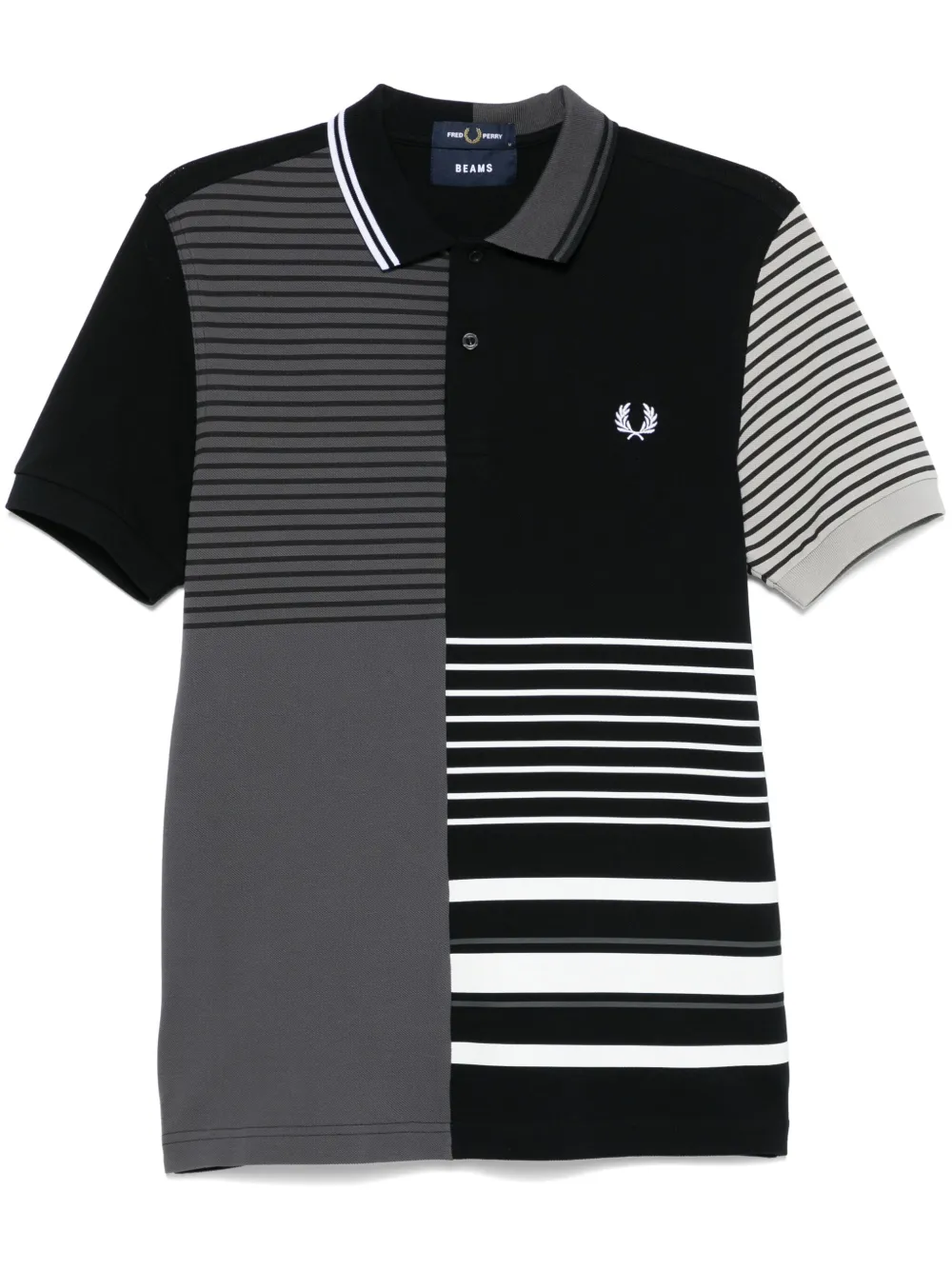 Fred Perry x Beams striped polo shirt - Nero