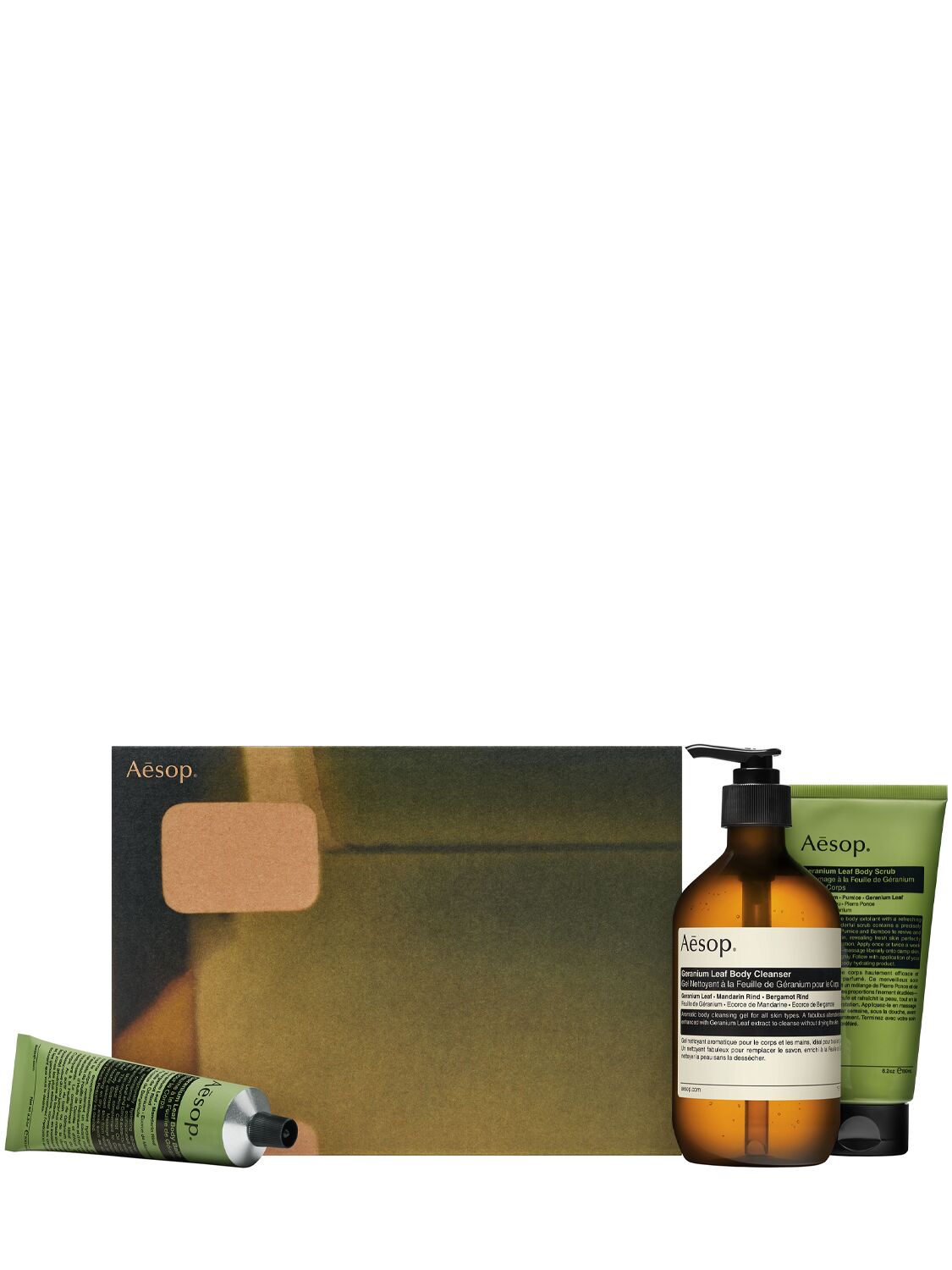 Geranium Body Trio