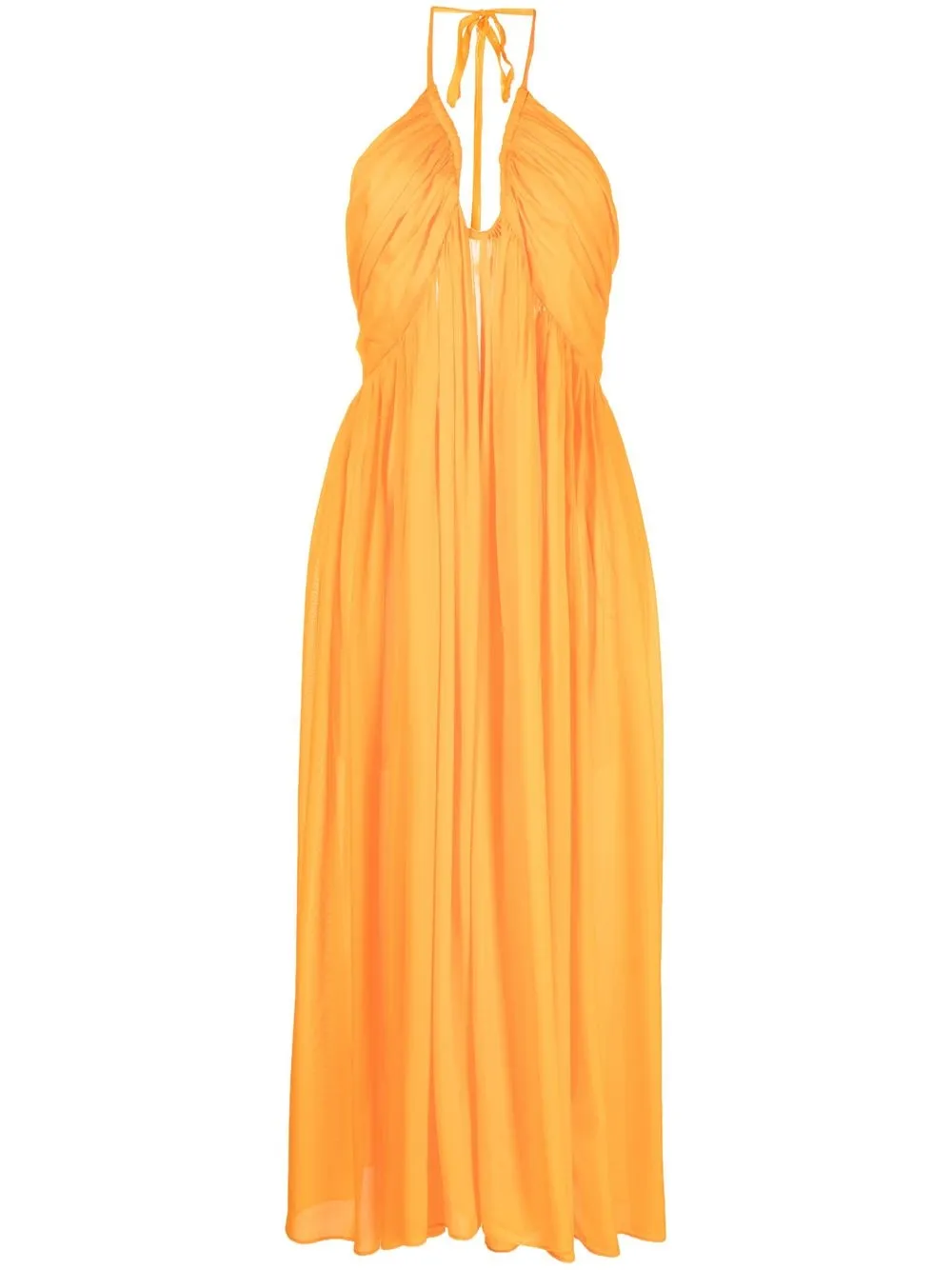Cult Gaia Abito lungo Sloane - Arancione