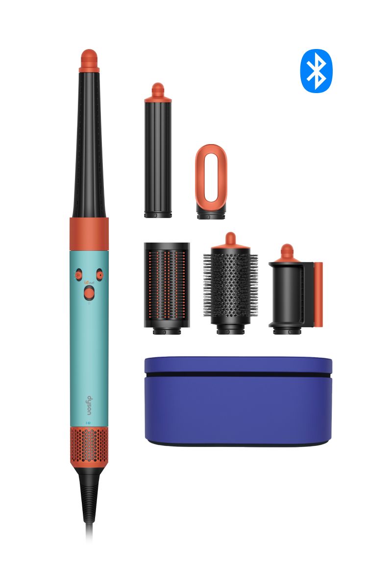 Dyson  Airwrap I.D.™ In Acquamarina/Tangerine (Per Capelli Lisci E Mossi) Multi-Styler Asciugacapelli