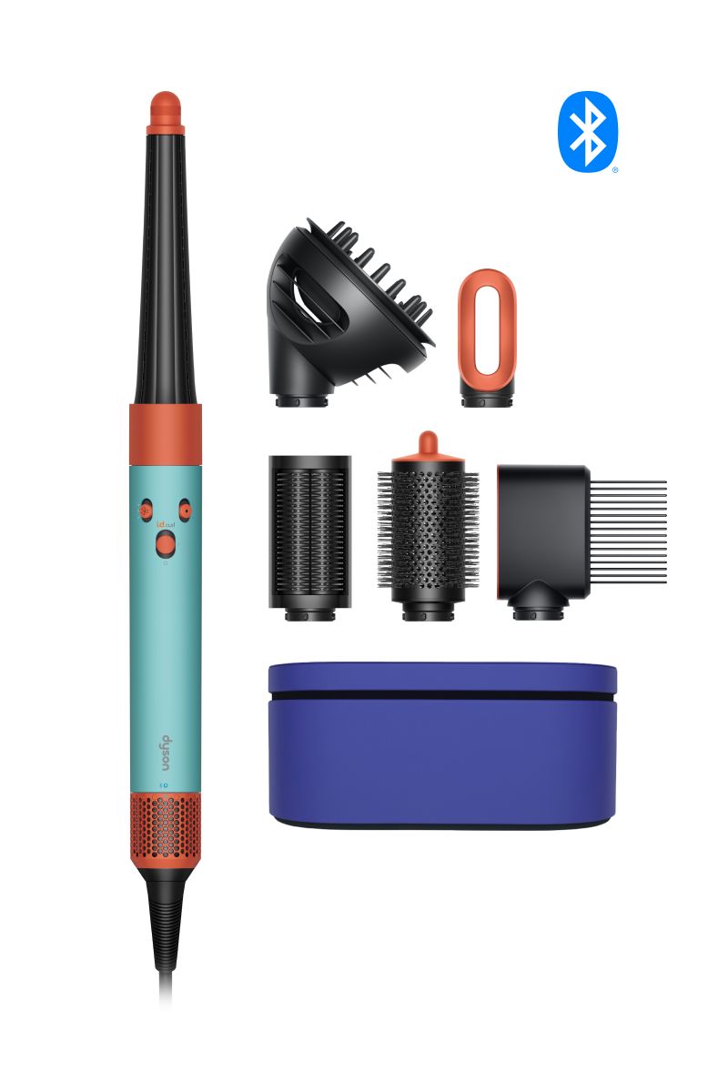 Dyson  Airwrap I.D.™ In Acquamarina/Tangerine (Per Capelli Lisci E Mossi) Multi-Styler Asciugacapelli