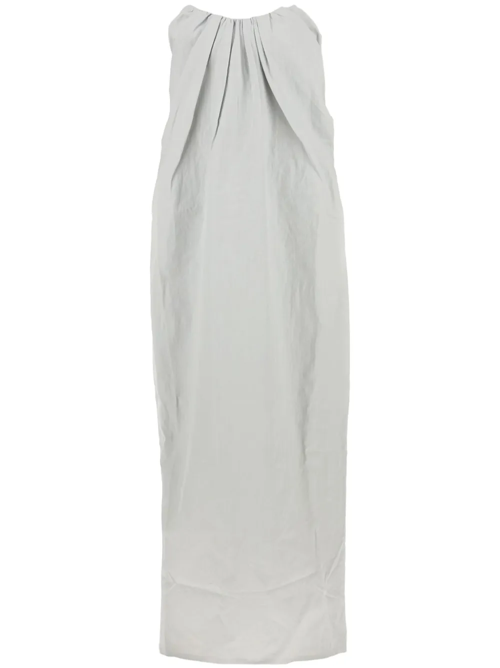 Co strapless pleat-detail shift maxi dress - Blu