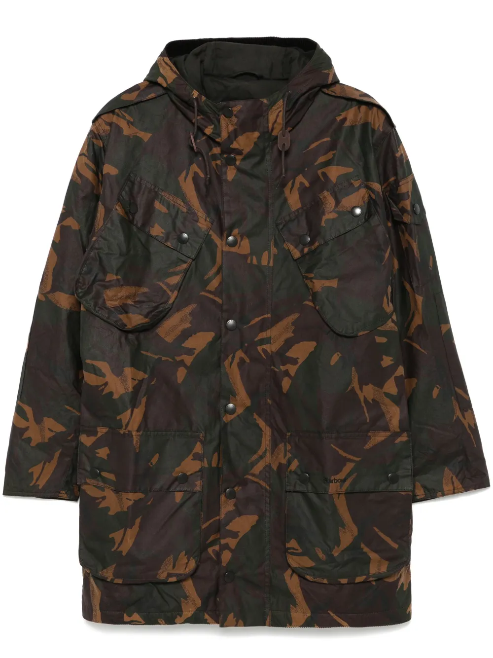 Barbour Wax Camo parka - Marrone