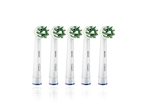 Braun Oral-B 4210201316510 Crossaction - Testine Di Ricambio Con Setole Cleanmaxis, 5 Pezzi
