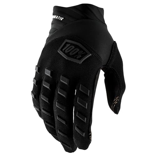 100% Boys Mtb - Guanti Airmatic, Taglia Xl, Colore: Nero