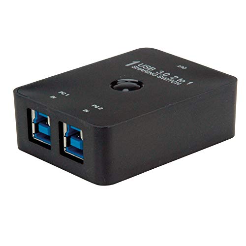 Value - Switch Manuale Usb 3.2 Gen 1 A 2 Porte Con Condivisione Usb Manuale Per Accedere A Un Dispositivo Usb Da Due Diversi Computer
