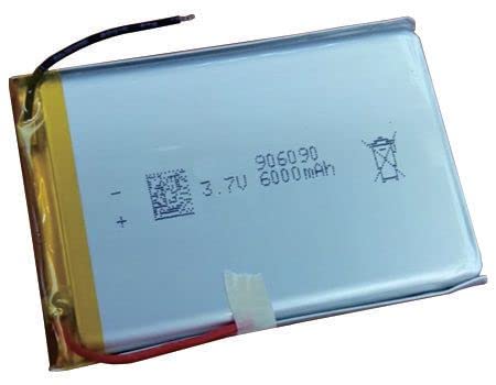 Coreparts Batteria Per Custom Battery Pack 22.20Wh Li-Pol 3.7V, 1Icp/90/60/90 1S1P (Confezioni 22.20Wh Li-Pol 3.7V 6000Mah Argento Per Custom Battery 