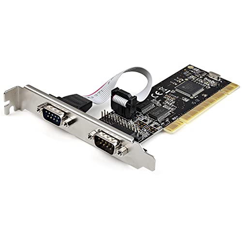 Startech.Com Scheda Pci Seriale E Parallela Con 2 Porte Seriali Rs232 (Db9) E 1 Porta Lpt Parallela (Db25) - Scheda Adattatore Pci Combo - Scheda Di E