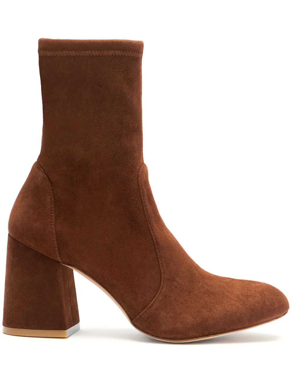 Stuart Weitzman ankle-length suede boots - Marrone