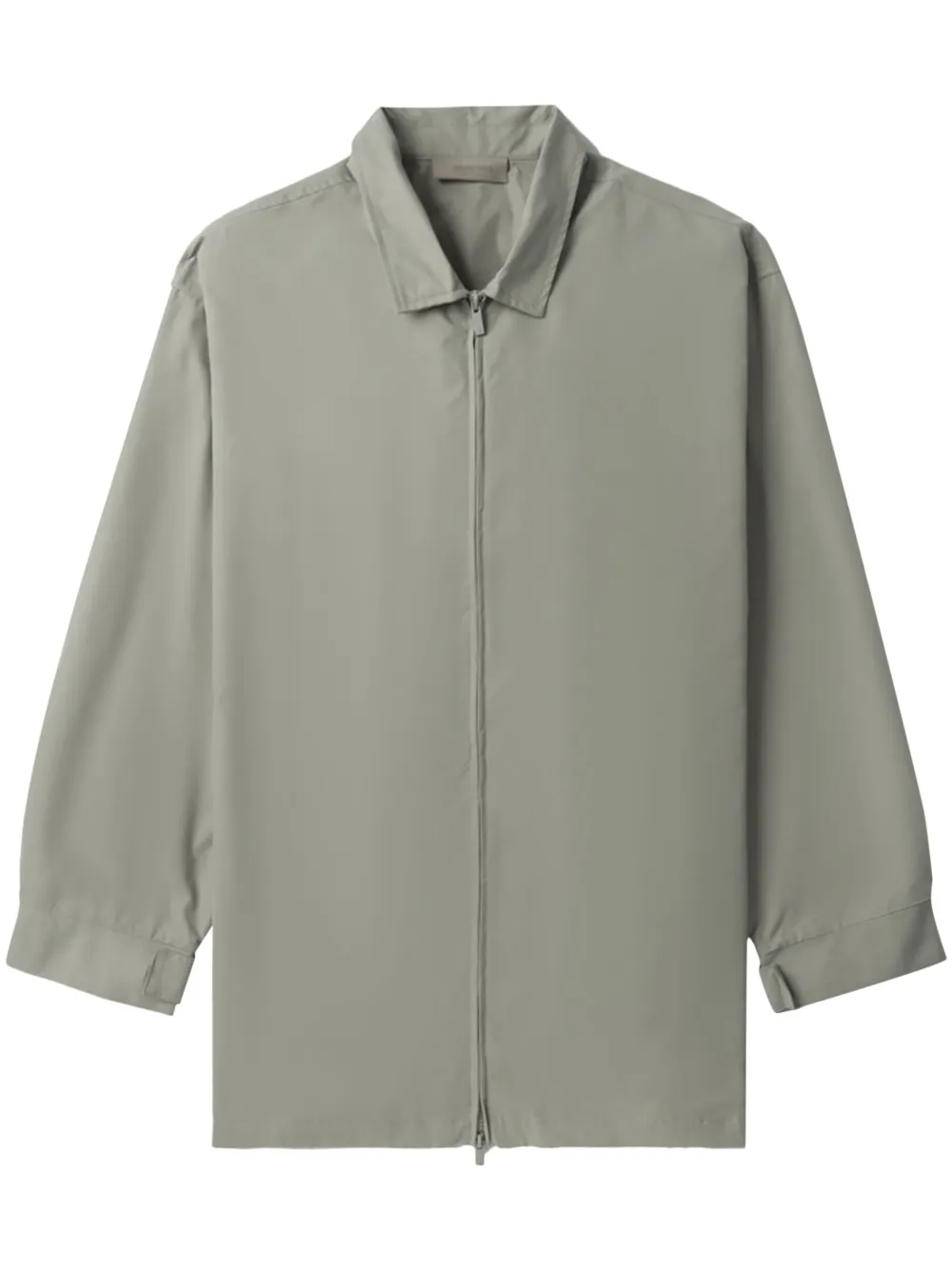 FEAR OF GOD ESSENTIALS logo-patch jacket - Grigio