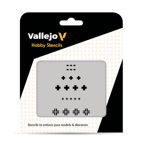 Vallejo Stencils St-Afv001 Assorted German Wwii Tank Marks