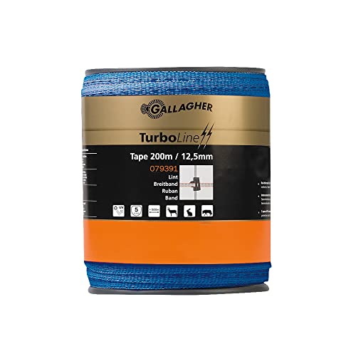 Gallagher - Nastro Turboline 12,5Mm Blu 200M