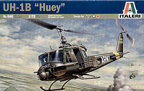 Italeri Bell Uh-1B Huey Elicottero Helicopter Plastic Kit 1:72 Model 0040