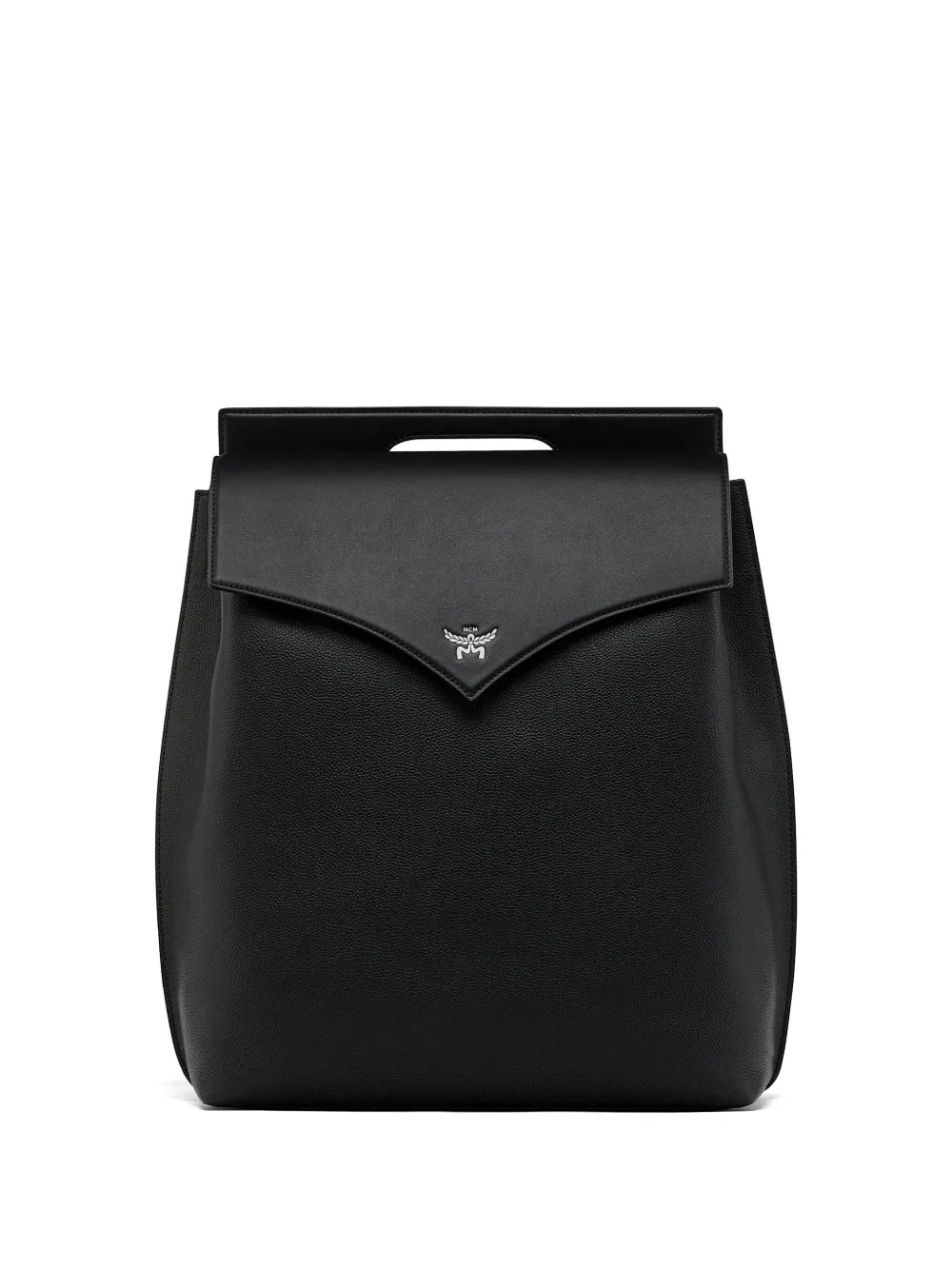 MCM logo-plaque backpack - Nero