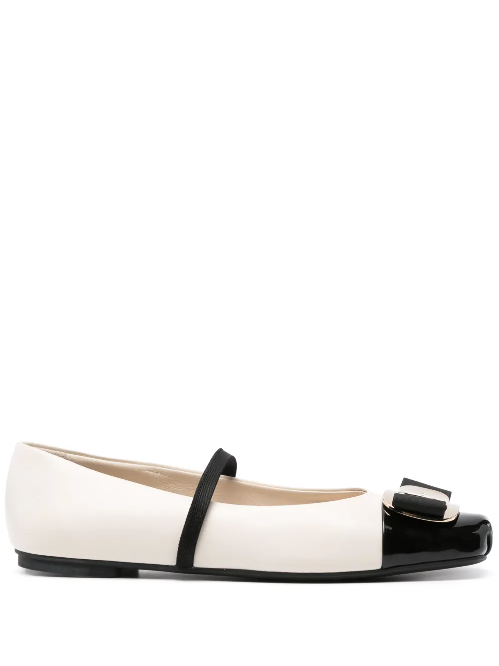 Ferragamo New Vara ballerina shoes - Toni neutri
