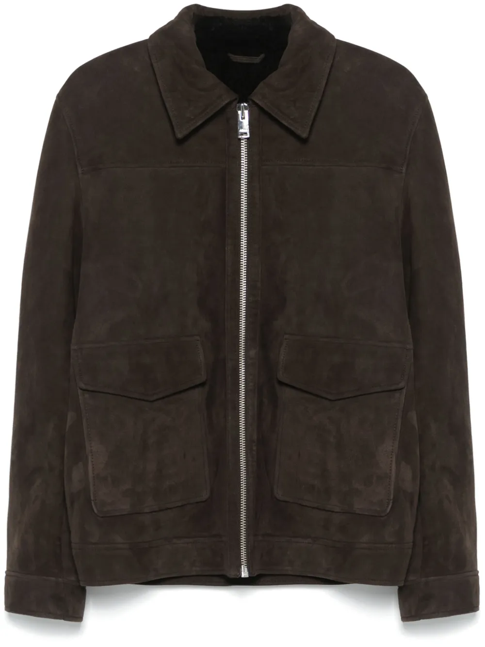 Arma leather jacket - Marrone