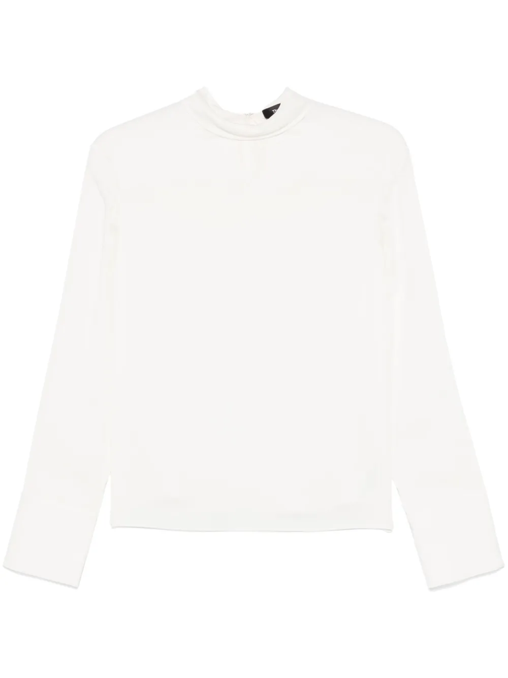 Theory scarf-detail silk blouse - Toni neutri