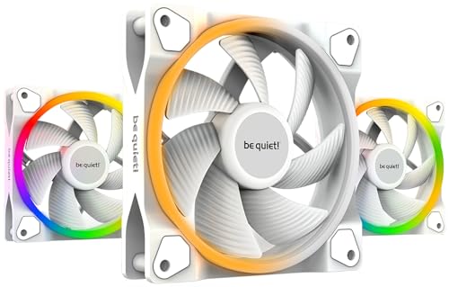 Be Quiet! Light Wings 120Mm Pwm White Triple Pack, 3 Ventole Incluse, Illuminazione Argb, Tanti Colori E Modalità, Pale Ottimizzate Per Il Rumore, Pre