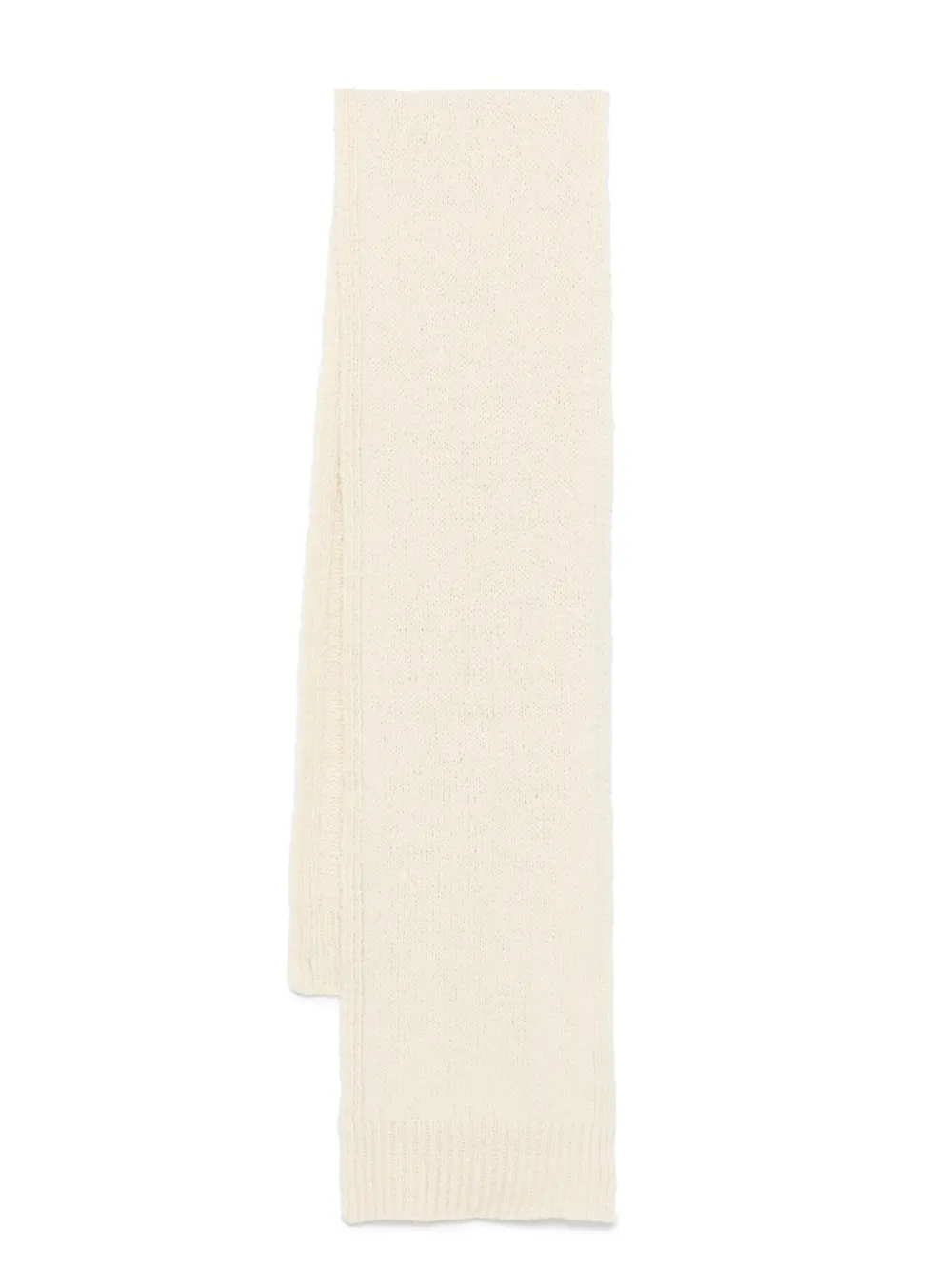 Jil Sander knitted scarf - Bianco