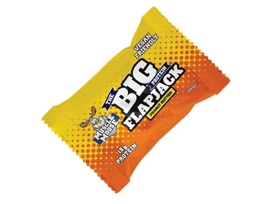 Muscle Moose Big Protein Flapjack Gusto Peanut Butter 100g