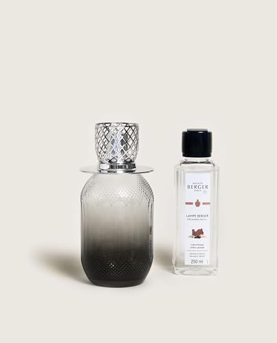 Lampe Berger Evanescence Grigia Con Ricarica 250 Ml. Cuir Mystique
