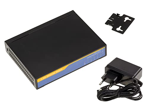 Kalea-Informatique Switch Di Rete 2,5 Gigabit Lan Ethernet 10 100 1000 2500 Mbps 5 Porte Rj45 Con Alimentazione Esterna. Larghezza Di Banda Di 25 Gbps