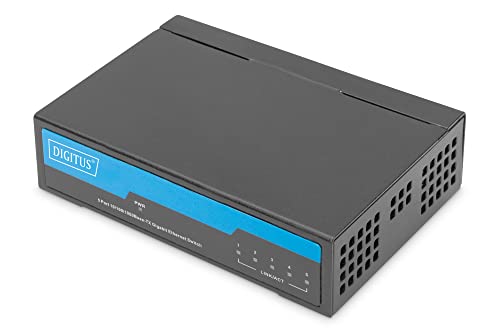 Digitus Switch Gigabit 5 Porte, Non Gestito, 10/100/1000 Mbps