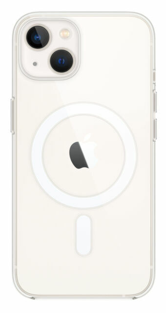 Apple Cover Copertina Custodia Clear Case MagSafe Silicone iPhone 13 Trasparente