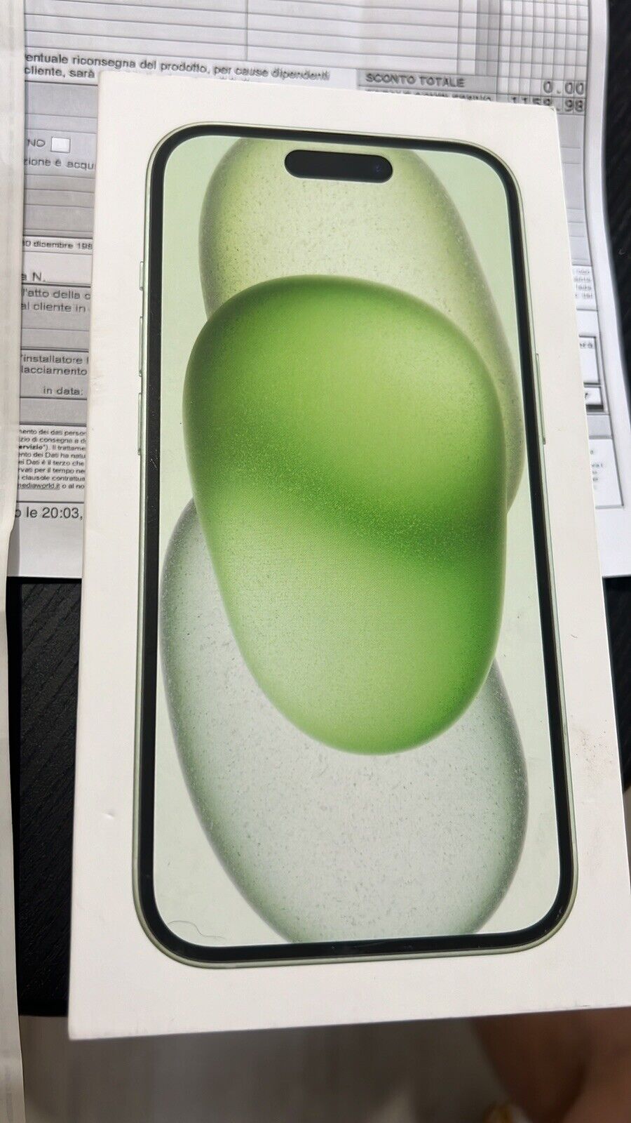 Apple iPhone 15 256GB Nuovo  GREEN Verde Garanzia 24 mesi Assicurazione Furto Da