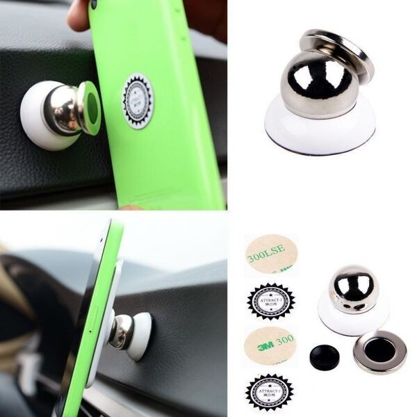 Supporto porta cellulare da auto Smartphone e GPS ROTAZIONE 360°